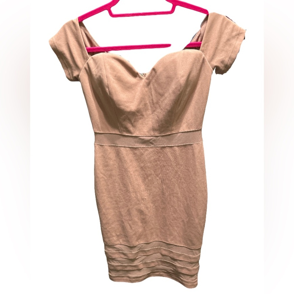 Obsession dusty pink bodycon dress